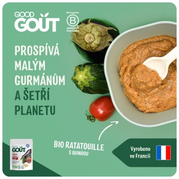 GOOD GOUT BIO Ratatouille s quinou 3x190 g