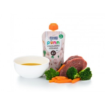 SALVEST Põnn BIO Hovězí maso se zeleninovým pyré 110 g
