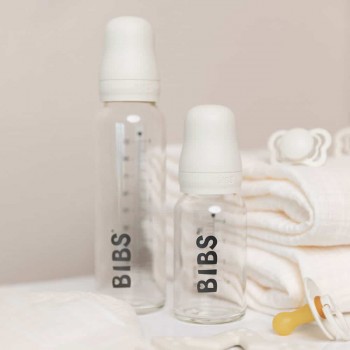 BIBS Baby Bottle sklenená fľaša 225ml Mauve