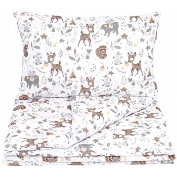 Komplet 2d gf 135x100cm jelenček hnedá 52