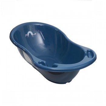 Vanička METEO tmavomodrá s odtokom 102 cm