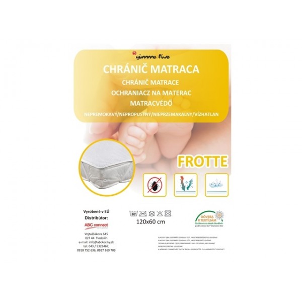 Chránič nepremokavý FROTE 120x60