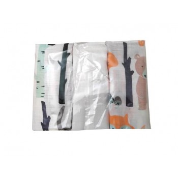 Farebné plienky balené 3ks