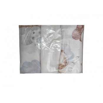 Farebné plienky balené 3ks