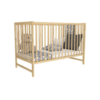 Drevená postieľka/pohovka+ zábrana MAGDA borovica