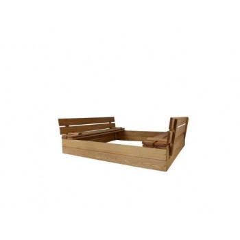 Drevené pieskovisko s lavičkami impregnované 150cm