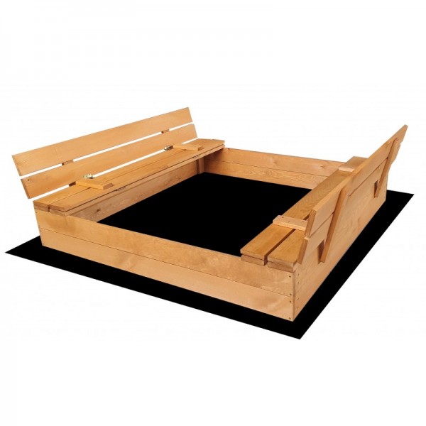 Drevené pieskovisko s lavičkami impregnované 150cm