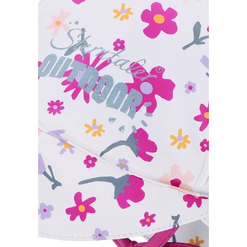 STERNTALER Klobúk do dažďa nepremokavý kvetinky rosa dievča veľ. 49 cm- 12-18 m