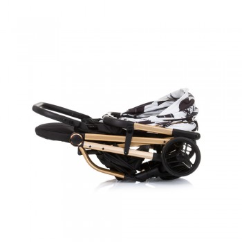 Chipolino Twister športový kočík 360° otočný - Black/WhiteWater