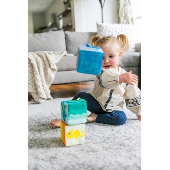 BABY EINSTEIN Kocky látkove set 4ks Explore&Discover 3m+