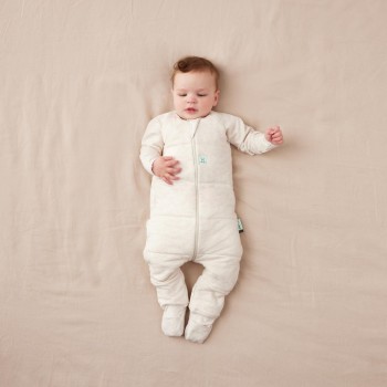 ERGOPOUCH Vak na spaní organická bavlna Onesie Oatmeal Marle 12-24 m, 10-14 kg, 2,5 tog