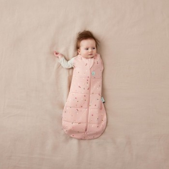 ERGOPOUCH Zavinovačka a vak na spaní 2v1 Cocoon Daisies 0-3 m, 3-6 kg, 2,5 tog