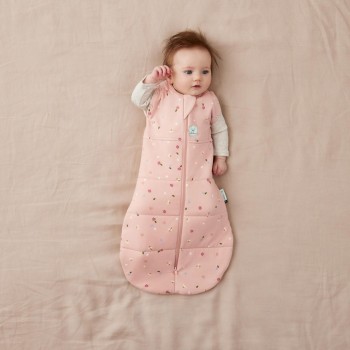 ERGOPOUCH Zavinovačka a vak na spaní 2v1 Cocoon Daisies 0-3 m, 3-6 kg, 2,5 tog