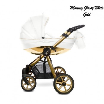 Kombinovaný kočík BabyActive Mommy Glossy White