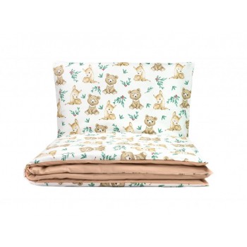 Komplet 2d gf 135x100cm little bear cappucino