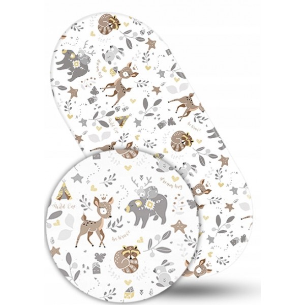 Prestieradlo/plachta gf bavlna jelenček do kočíka