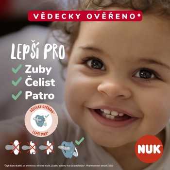 NUK Cumlík Disney Macko Pú v boxe, biely 6-18m