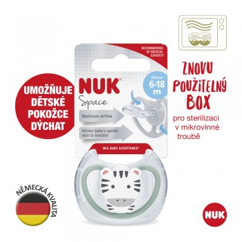 NUK Cumlík Space Lev v boxe 6-18m