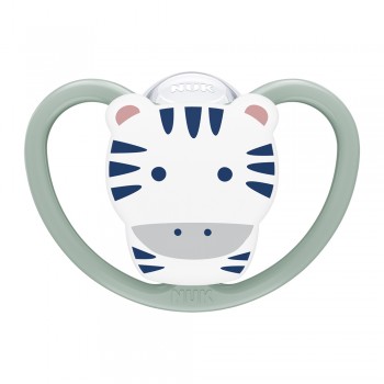 NUK Cumlík Space Zebra v boxe 6-18m
