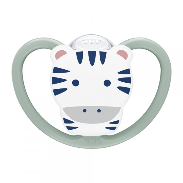 NUK Cumlík Space Zebra v boxe 6-18m