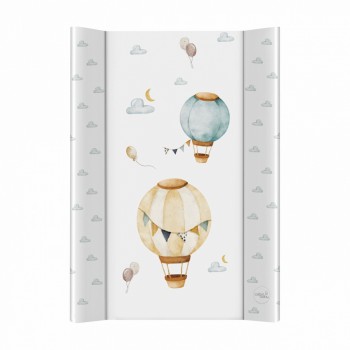 CEBA Podložka prebaľovacia 2-hranná s pevnou doskou (50x70) Basic Balloons
