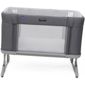 CHICCO Postieľka Next2Me Forever - Slate Grey