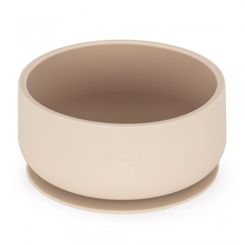 PETITE&MARS Miska dvojfarebná silikónová Take&Match Desert Sand 6m+