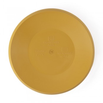 PETITE&MARS Miska dvojfarebná silikónová Take&Match Intense Ochre 6m+