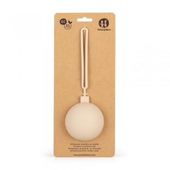 PETITE&MARS Puzdro silikónové na cumlík Desert Sand 0m+
