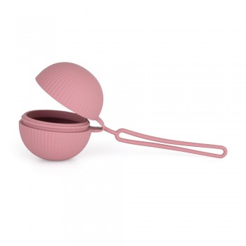 PETITE&MARS Puzdro silikónové na cumlík Dusty Rose 0m+