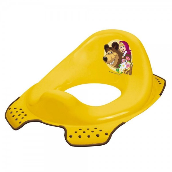 Lorelli anatomický tvarovaný adaptér na WC - Disney - Mashenka&Mishka Yellow