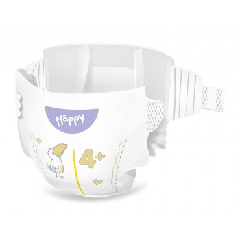 BELLA HAPPY Baby Plienky jednorazové Maxi Plus 9-15 kg Big Pack 56 ks