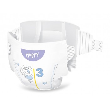 BELLA HAPPY Baby Plienky jednorazové Midi 5-9 kg 16 ks