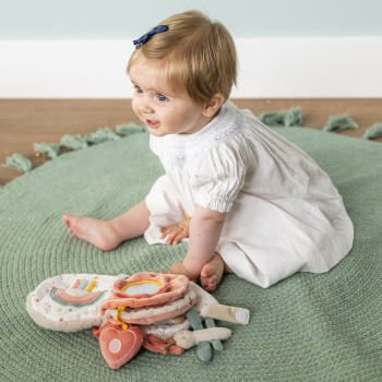 NATTOU Knižka plyšová ježko Zoe s aktivitami 15 cm Mila, Zoe & Lana