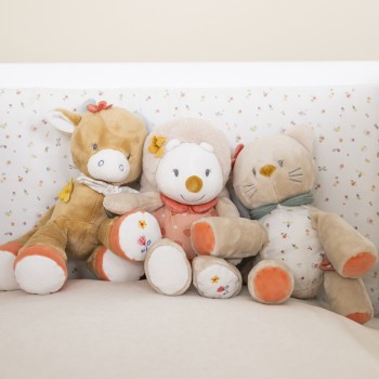 NATTOU Mačička plyšová prítulná Lana 30 cm Mila, Zoe & Lana