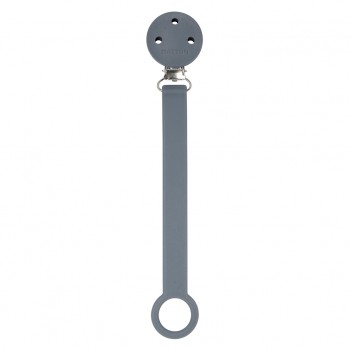 NATTOU Klip na cumlík silikón dark grey
