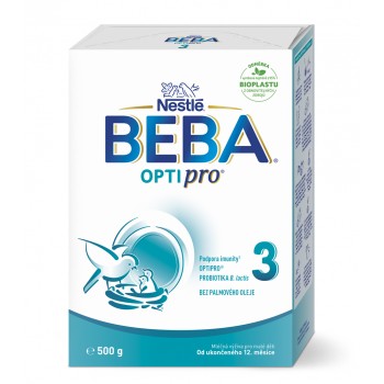 BEBA OPTIPRO® 3 Mlieko batoľacie, 500 g​