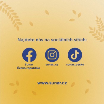 SUNAR Kaša mliečna XXL mix príchutí, 6m+, 6x340g