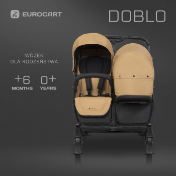 Gondola miękka do wózka dziecięcego Euro-Cart Doblo Camel 