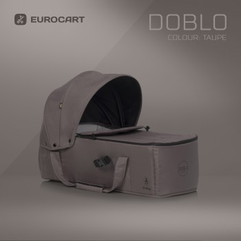 Gondola miękka do wózka dziecięcego Euro-Cart Doblo Taupe 