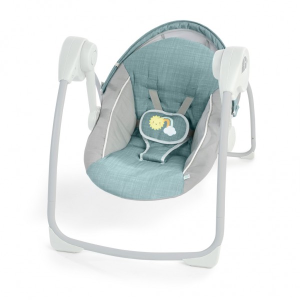 INGENUITY Hojdačka s melódiou Sun Valley™ Teal 0m+ do 9kg