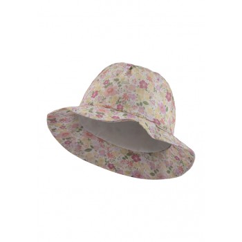 STERNTALER Klobúk letný kvetinky bavlna ecru dievča- 45 cm 6-9 m