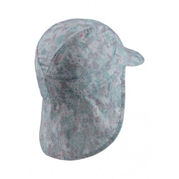 STERNTALER Šiltovka s ochranou krku bavlna UV50+ svetlá tyrkysová dievča- 47 cm 9-12 m