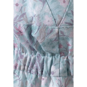 STERNTALER Šiltovka s ochranou krku bavlna UV50+ svetlá tyrkysová dievča- 49 cm 12-18 m