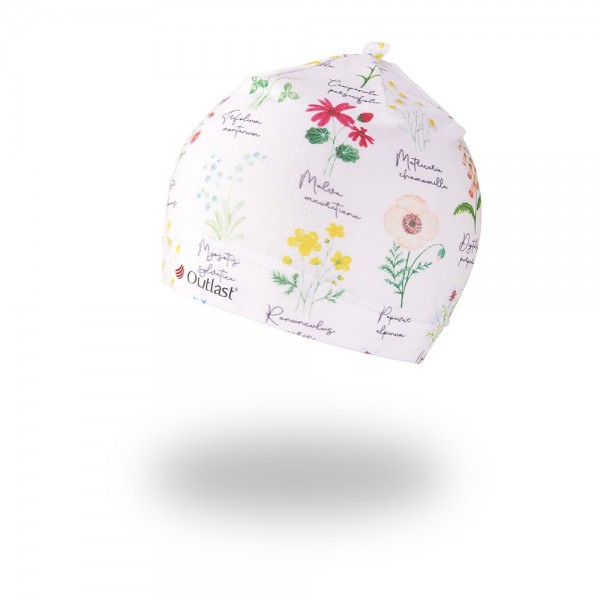 LITTLE ANGEL Čiapka tenká POTLAČ Outlast® 5 | 49-53 cm herbár