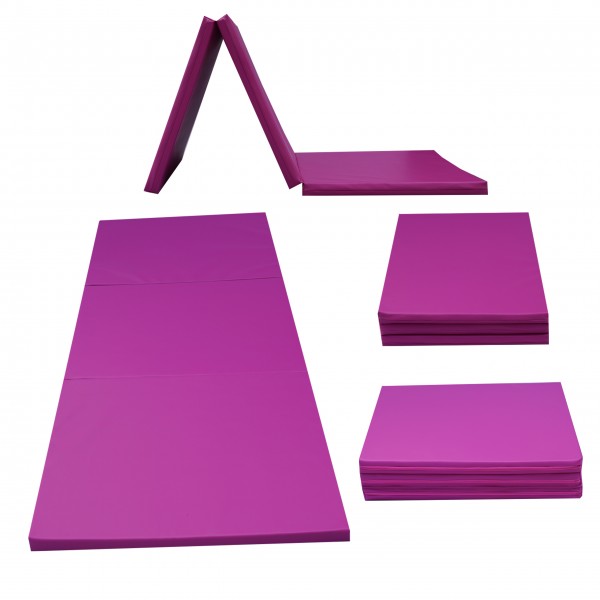 Gymnastický matrac 195x85 fialový