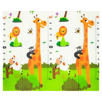 Obojstranná podložka hrubá žirafka 180x150