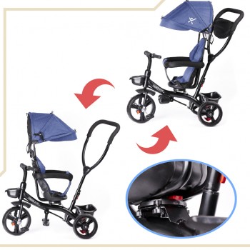 Trojkolka Trike Fix navy blue