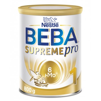 BEBA SUPREMEpro 1, 6 HMO, počiatočné dojčenské mlieko, 800 g, 0+