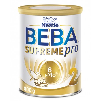 BEBA SUPREMEpro 2, 6 HMO, následné dojčenské mlieko, 800 g, od uk. 6. mesiace